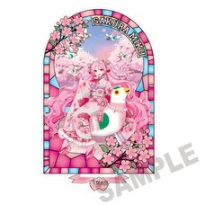 Sakura Miku x Hirosaki Sakura Festival 2026 Stained Glass-Style Finish Acrylic Stand Art by iXima