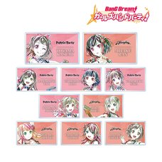 BanG Dream! Girls Band Party! Trading Ani-Art Acrylic Name Plate Collection Vol. 4 Ver. A Complete Box Set