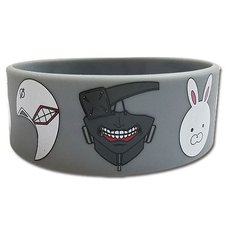 Tokyo Ghoul Ghoul Masks PVC Wristband