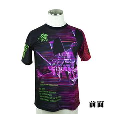 Evangelion Eva Racing 2017 Unit-01 Running Quick Drying Black T-Shirt