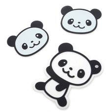 Merry Panda Silicone Coasters