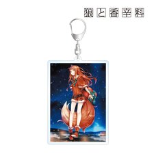 Spice and Wolf Jyuu Ayakura Illustration Holo: Santa Ver. Big Acrylic Keychain