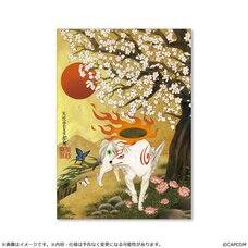 Okami 20th Anniversary Reprint Art Project B2 Poster ~By Kenichiro Yoshimura From Okami 11th Anniversary~