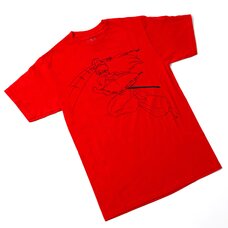 Inuyasha Leaping Outline T-Shirt