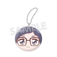 Isekai Office Worker: The Other World's Books Depend on the Bean Counter Mini Plush Keychain Iseshachi Noryo Festival Ver. Seiichirou Kondou