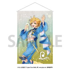 Hatsune Miku Magical Mirai 2025 Collaboration Cafe in E-Diner B2 Tapestry Kagamine Len