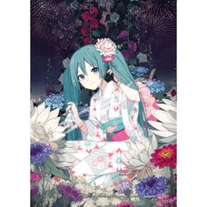 Hatsune Miku Magical-Piece -Lite- 208-Piece Jigsaw Puzzle Summer Flowers