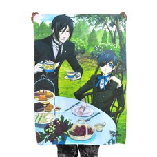 Black Butler Sebastian & Ciel Dining Fabric Poster