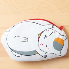 Natsume's Book of Friends Nyanko-Sensei Large Pouch (Excited)