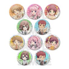 BAKA and TEST -Summon the Beasts- Formal Series Tradable Glimmering Tin Badge Collection Box Set