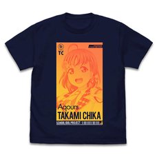 Love Live! Sunshine!! Chika Takami: All Stars Ver. Navy T-Shirt