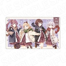 YuruYuri Rubber Deskmat Kyoko & Yui & Ayano & Chitose: Muffler Ver.