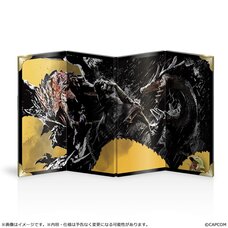 Monster Hunter Bridge Wall Art Mini Folding Screen