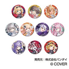 Hololive 6th Fes. Color Rise Harmony Tin Badge B Stage 1 Box Set
