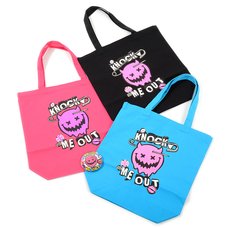 LISTEN FLAVOR 9th Anniversary Knock Me Out Smily Tote Bag