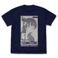 Love Live! Sunshine!! Yoshiko Tsushima: All Stars Ver. Navy T-Shirt