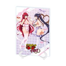 High School DxD Hero A5 Size Acrylic Art Board Rias Gremory & Akeno Himejima: Apron Ver.