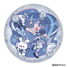 Snow Miku 2025 Punipuni Tin Badge Hatsune Miku: Itousa Ver.