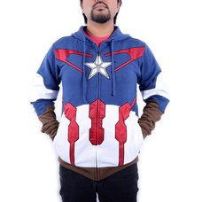 Marvel Captain America Suit Up Fleece Hoodie