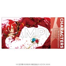 abec/BUNBUN 20th Exhibition CHARACTERS Desk Mat A Brave Heart of Red Rose