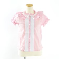 Swankiss Frilly Pintuck Blouse
