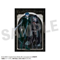 Steaka Wochirare Hatsune Miku x Obaken Clear Poster Zero & Ao