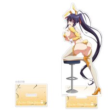 High School DxD Hero Extra Large Acrylic Stand Akeno Himejima: Reverse Bunny (Yellow) Ver.