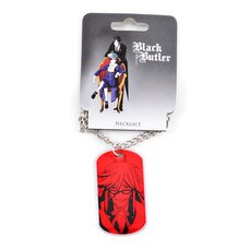 Black Butler Grell Dogtag Necklace