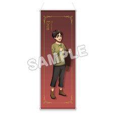 Attack on Titan 10 Years Journey Near Life-Size Tapestry Eren: Past Ver.