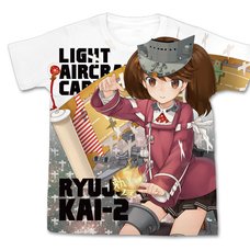 Kantai Collection -KanColle- Ryujo Kai Ni White Graphic T-Shirt