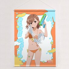 A Certain Scientific Railgun T W Suede B2 Tapestry Mikoto Misaka: Playing in the Water Ver.
