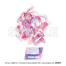 Sakura Miku x Shibuya Sakura Stage Acrylic Stand Art by Cona Nitanda