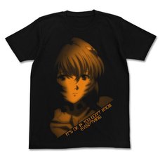 Rebuild of Evangelion Rei Ayanami Black Graphic T-Shirt