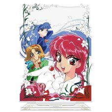 Magic Knight Rayearth Acrylic Chara Stand Hikaru & Umi & Fuu & Mokona