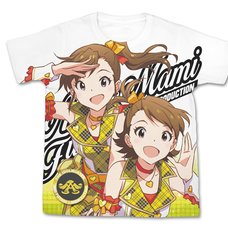 The Idolm@ster One For All Ami & Mami Futami Full-Color White T-Shirt
