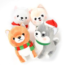 Mameshiba San Kyodai Christmas Dog Plush Collection (Big)