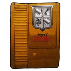 Legend of Zelda Gold Cartridge Throw Blanket