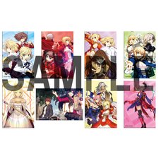 TYPE-MOON Ace Cover Illustration Square Tin Badge Collection Box Set