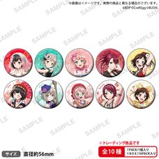 BanG Dream! Girls Band Party! Afterglow Tradable Holographic Badge Collection Complete Box Set