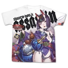 Fate/Grand Order Assassin/Shuten Douji Full-Color White T-Shirt