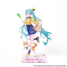 Hatsune Miku Outdoor Cooking Big Acrylic Stand