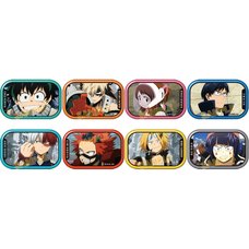 My Hero Academia Anime Scenes Character Badge Collection Box Set