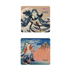 Hatune Miku x Katsushika Hokusai iXima Mousepad