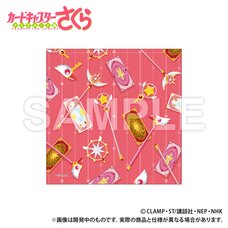 Cardcaptor Sakura: Clear Card Hand Towel Motif Pattern