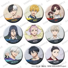 TV Anime Wind Breaker Glimmering Tin Badge Collection Together with Plushies Ver. Complete Box Set