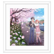 Whisper Me a Love Song Reproduction Art Print Himari Kino & Yori Asanagi
