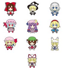 Touhou Project Fumo Fumo Rubber Keychains (Re-release)