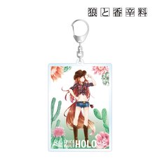 Spice and Wolf Jyuu Ayakura Illustration Holo: Western Girl Ver. Big Acrylic Keychain