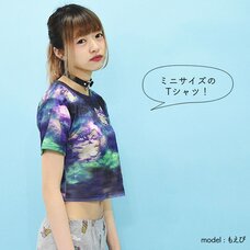 ACDC RAG Galaxy Cat Crop Top