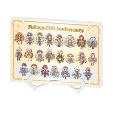 Falcom 45th Anniversary A5 Size Acrylic Art Board 01 A Retro Art Illustration